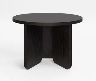 Mohha Oval okrúhly stolík - Čierna