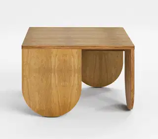 Mohha Polli konferenčný stolík - Hnedá