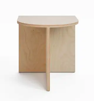 Mohha Polli odkladací stolík - Prírodná, Breza