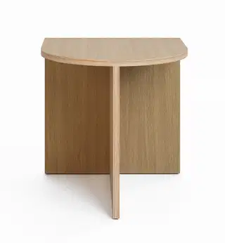 Mohha Polli odkladací stolík - Prírodná, Dub