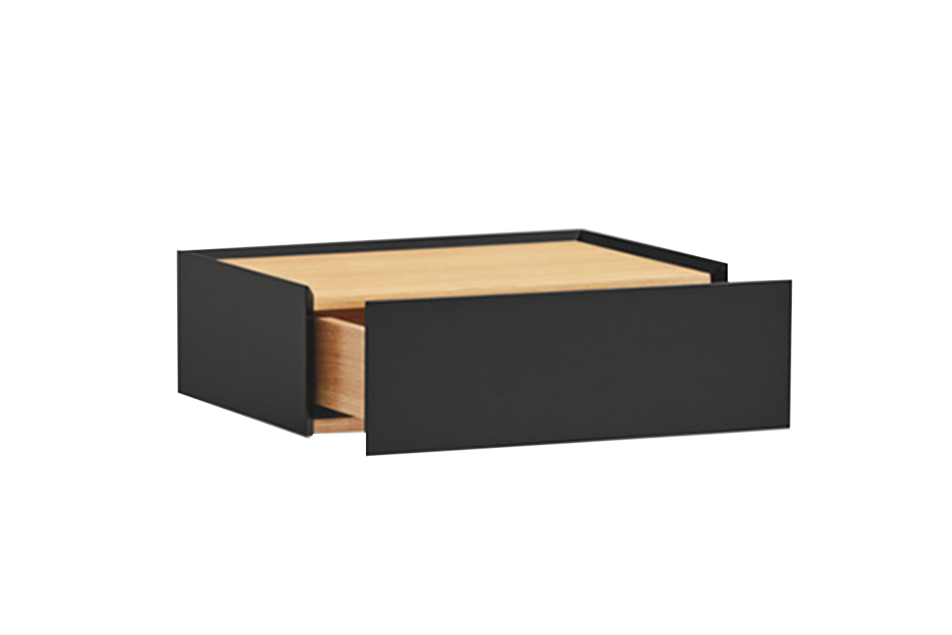 Teulat Arista nočný stolík - Čierny