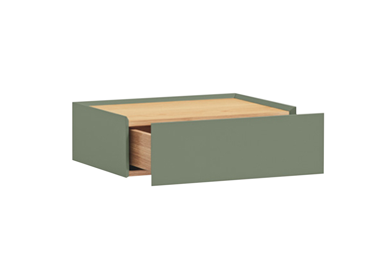 Teulat Arista nočný stolík - Zelená