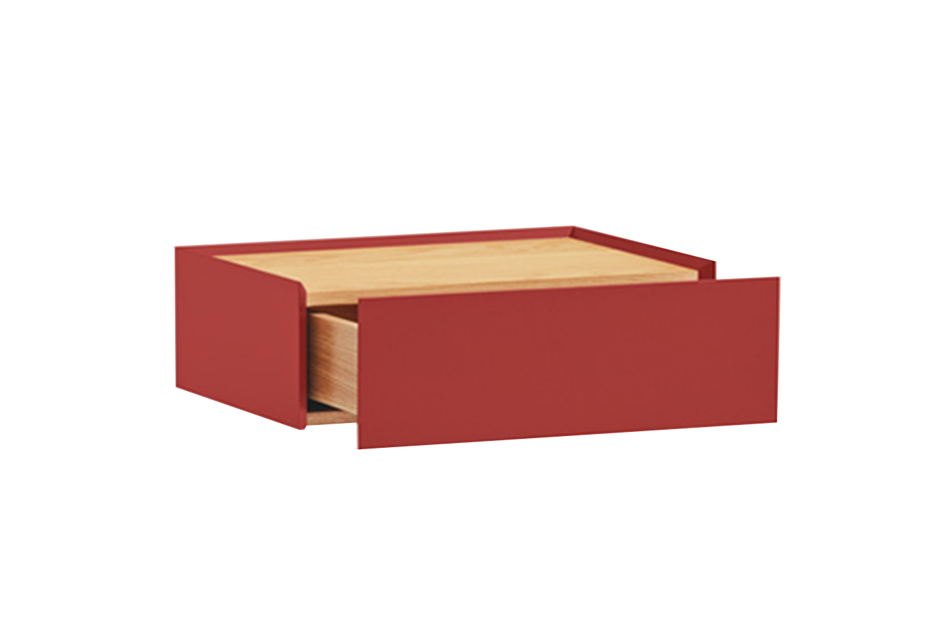 Teulat Arista nočný stolík - Bordová