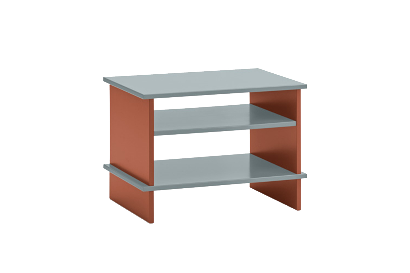 Teulat Inari nočný stolík - Sivá, Červená