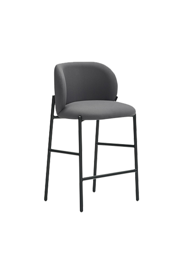 Teulat Mogi barová stolička - Tmavosivá, 65cm