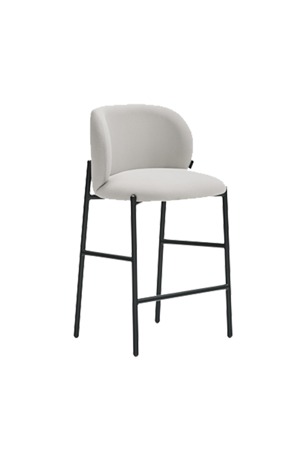 Teulat Mogi barová stolička - Svetlosivá, 75cm