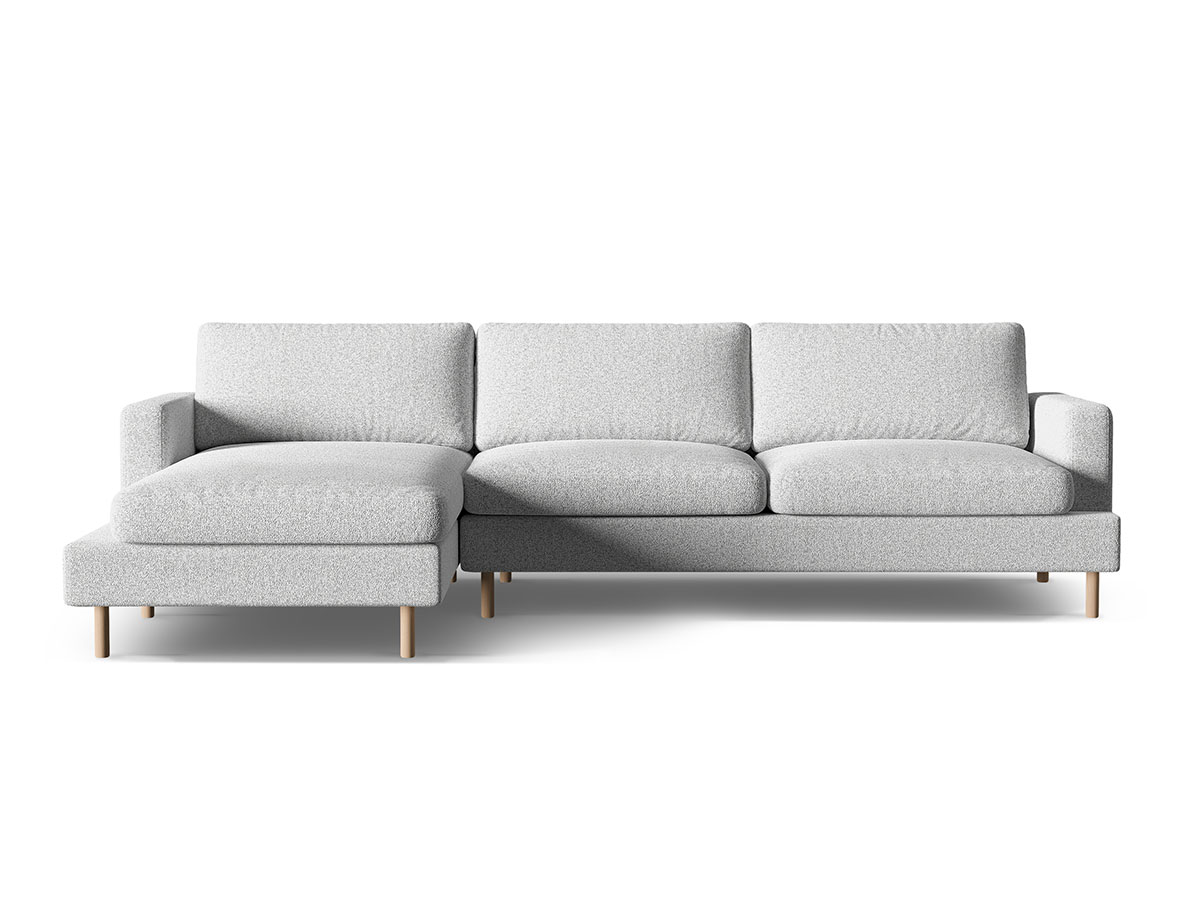 Micadoni Aliya dizajnová sedačka - Svetlosivá, Ľavá, 245 cm