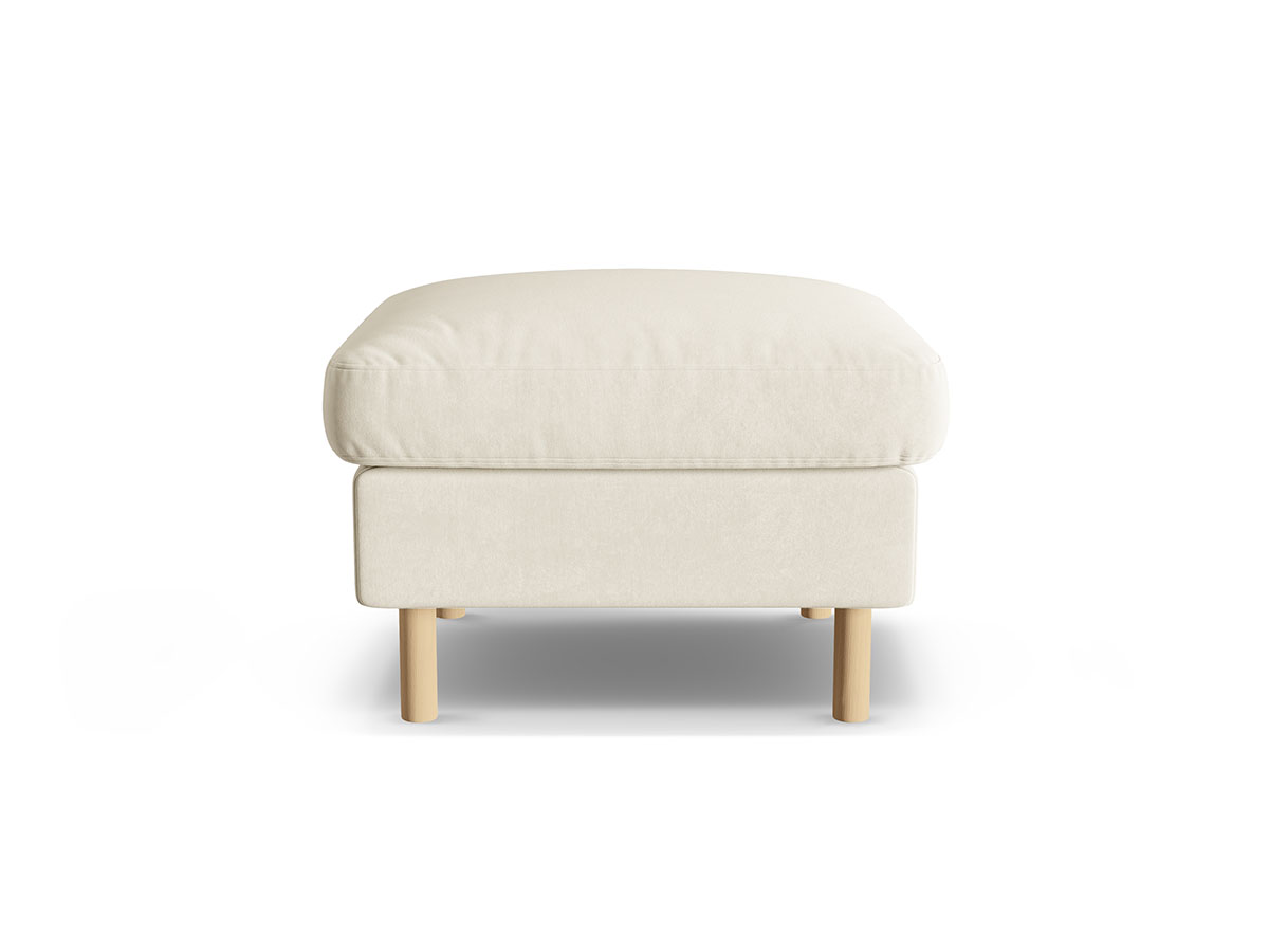 Micadoni Aliya dizajnový ottomanMicadoni Aliya dizajnový ottoman - Svetlobéžová, Zamat