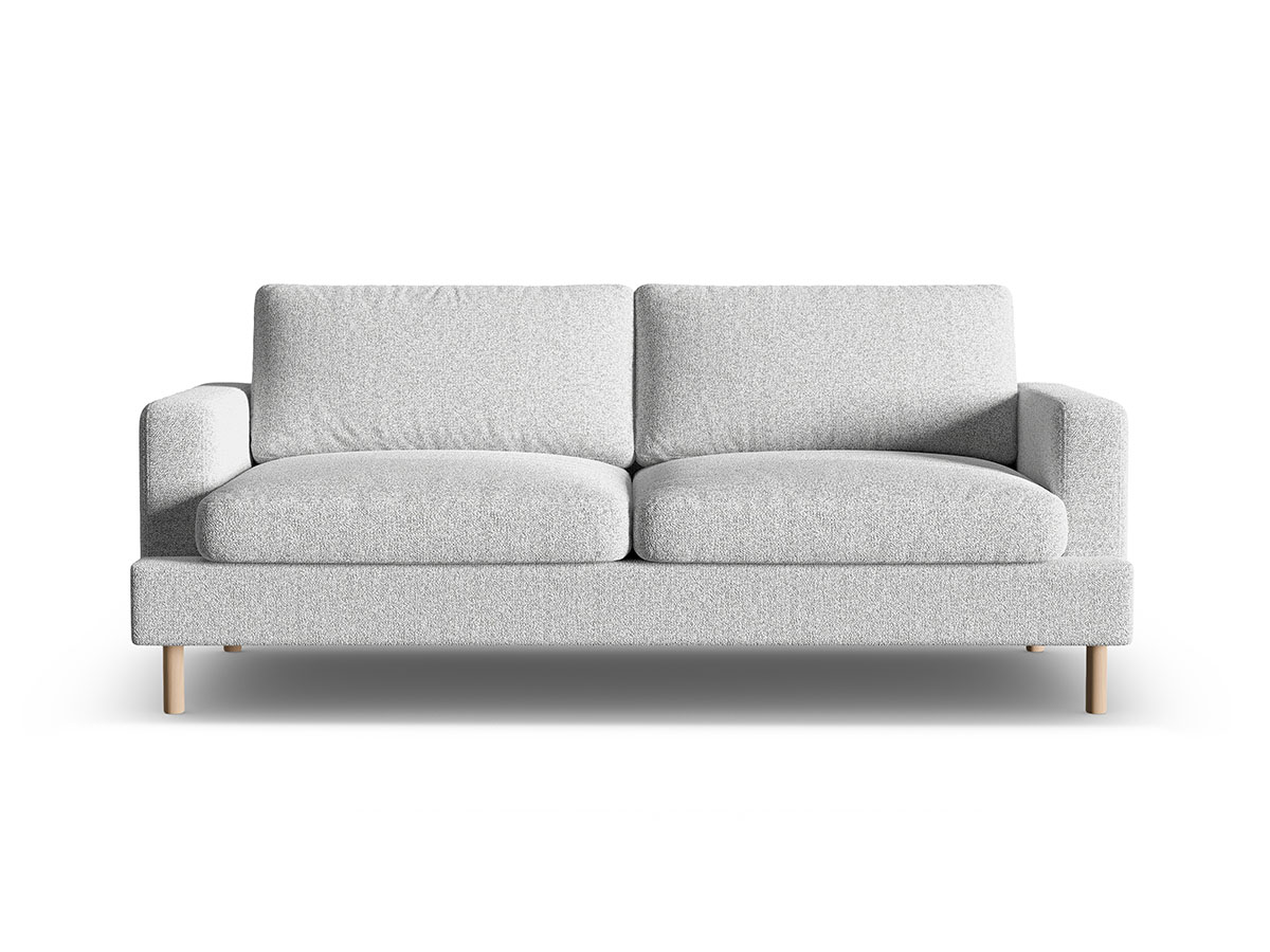 Micadoni Aliya moderná pohovka - Svetlosivá, Trojsedačka, 216 cm