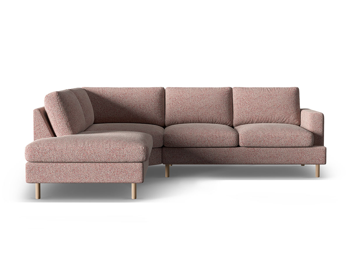 Micadoni Aliya rohová sedačka - Ružová, Pravá, 255 cm