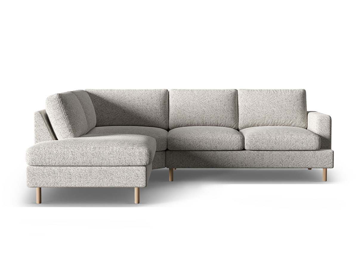 Micadoni Aliya rohová sedačka - Béžová, Pravá, 283 cm