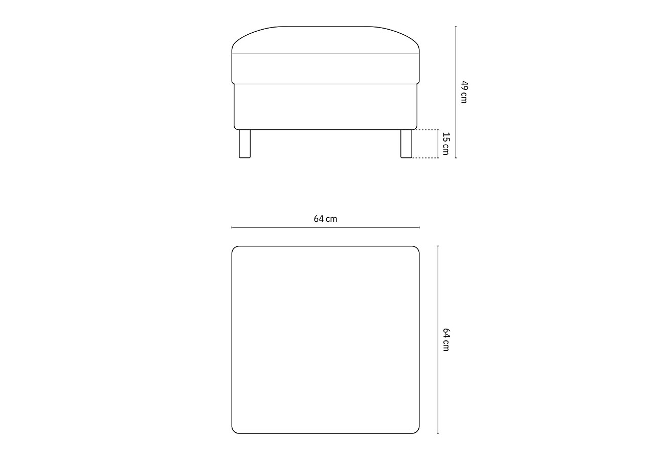 Micadoni Eden dizajnový ottoman 6