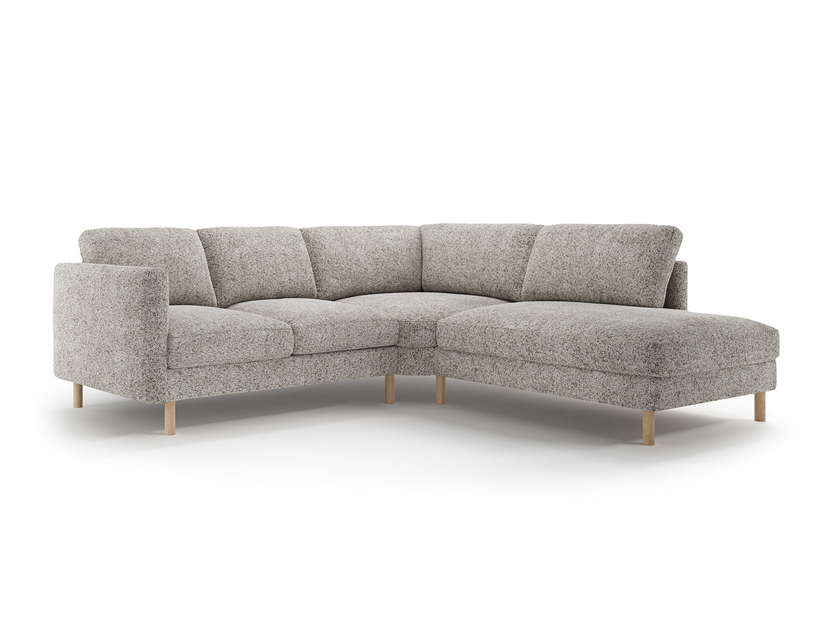 Micadoni Eden rohová sedačka - Béžová, Pravá