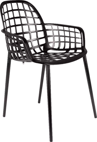 Zuiver Albert záhradné stoličky - Čierna