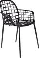 Zuiver Albert záhradné stoličky - Čierna