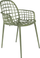 Zuiver Albert záhradné stoličky - Zelená