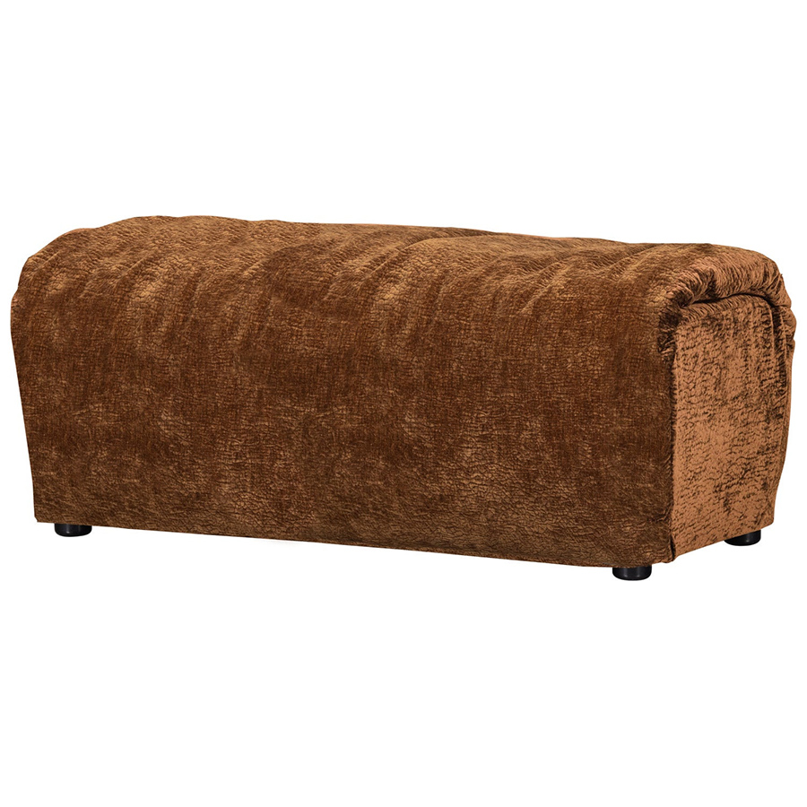 Woood Baggy čalúnený ottoman - Hnedá, 3D Ženilka