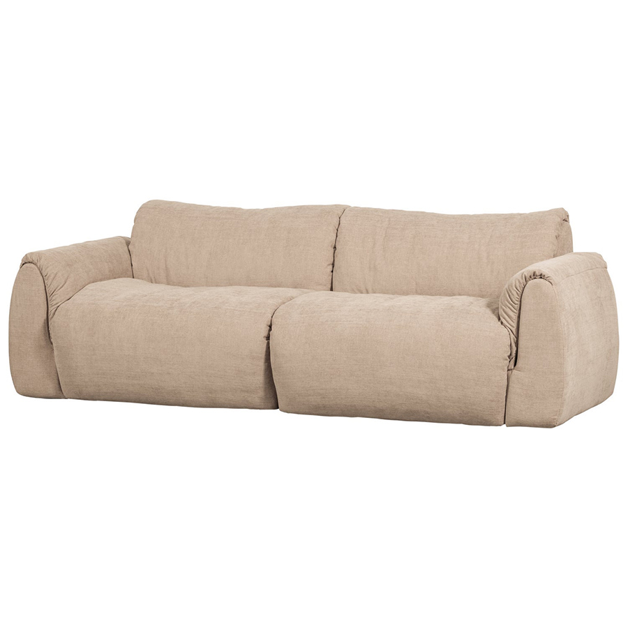 Woood Baggy čalúnená pohovka - Dvojsedačka, Béžová, Ženilka