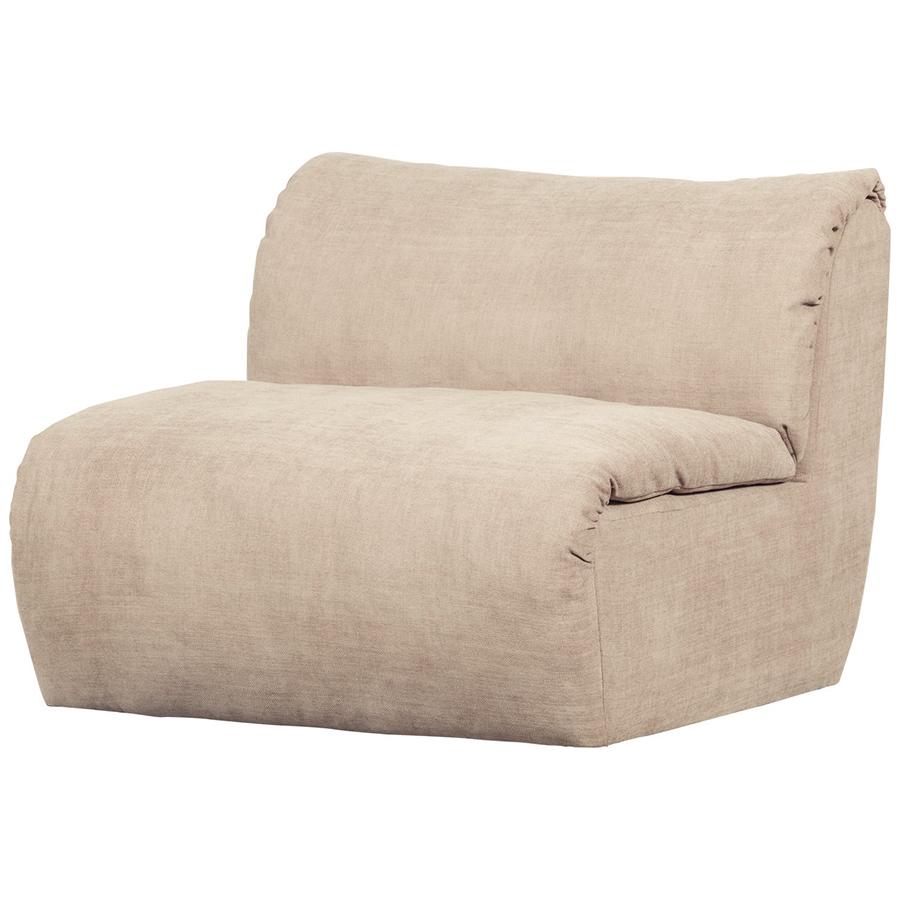 Woood Baggy modulárne sedacie elementy - Béžová, Ženilka, Stred