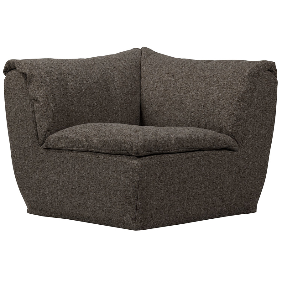 Woood Baggy modulárne sedacie elementy - Sivá, Melanž, Roh