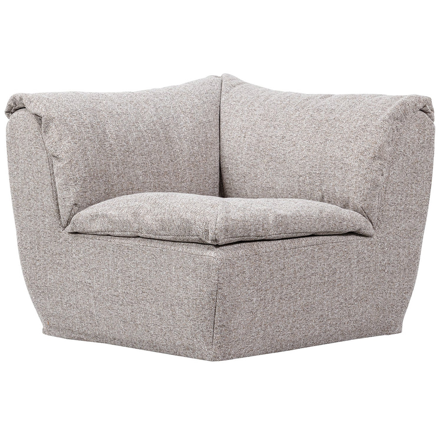 Woood Baggy modulárne sedacie elementy - Prírodná, Melanž, Roh