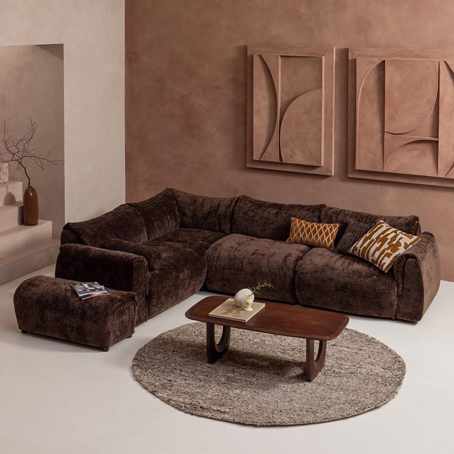 Woood Baggy rohová sedačka 3