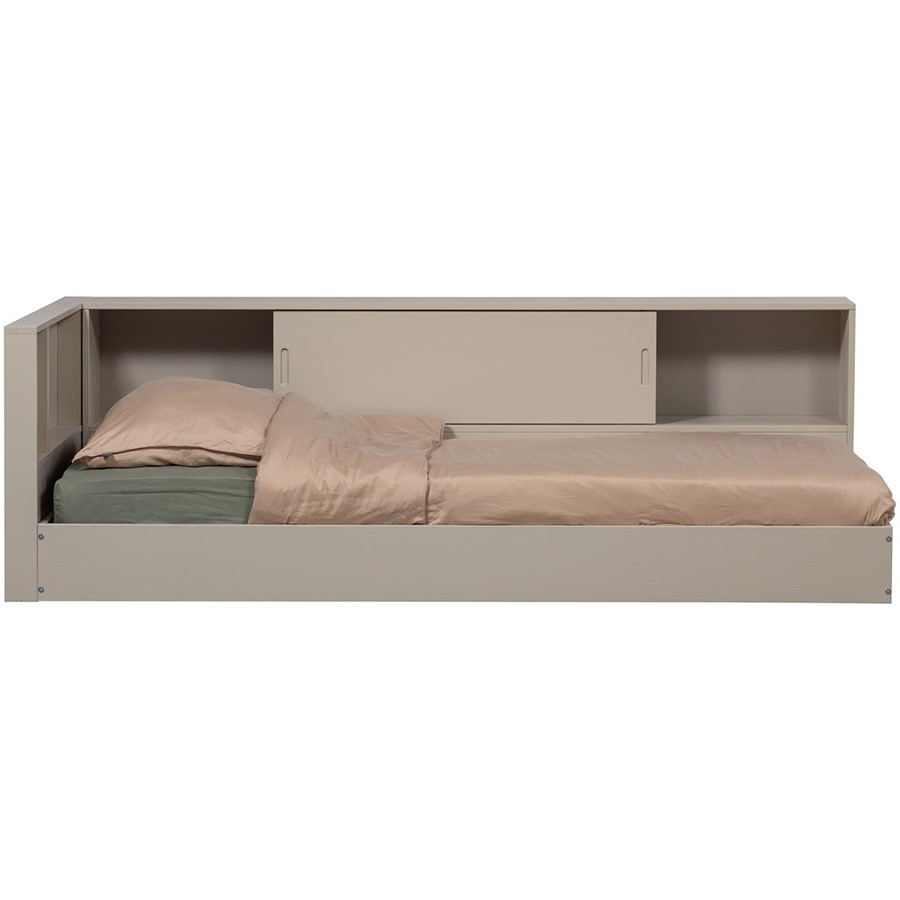 Woood Carter detská posteľ - Sivá, Rohová posteľ, Ľavá