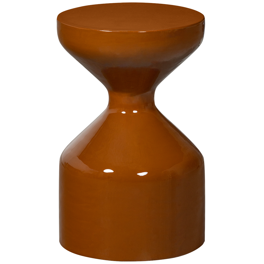 Woood Floyd odkladací stolík - Hnedočervená