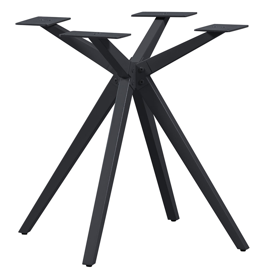 Woood Holland kovové nohy - Čierna