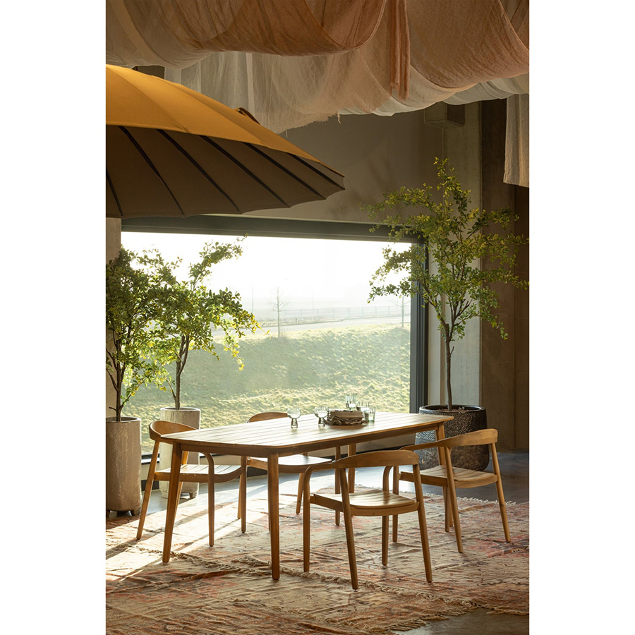 Woood Kris záhradný stôl z dreva