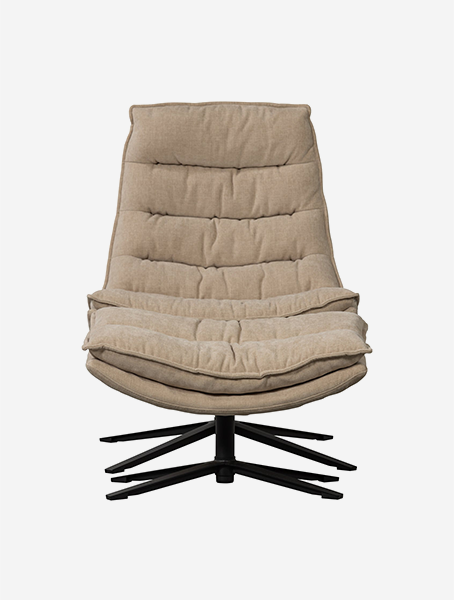 Woood Kube čalúnené kreslo s podnožkou