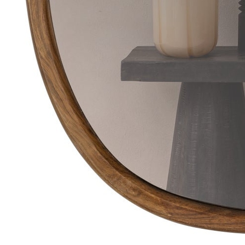 Masívne drevo dodáva zrkadlu teplý a autentický vzhľad