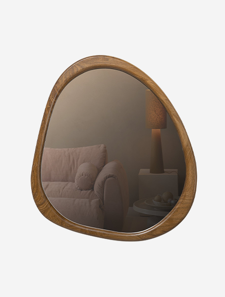 Woood Leif dizajnové zrkadlo