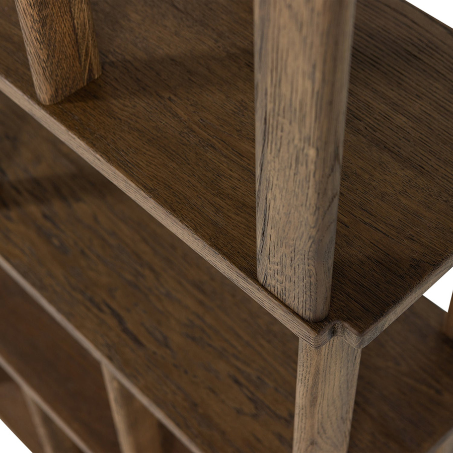 Woood Riss drevená knižnica 2