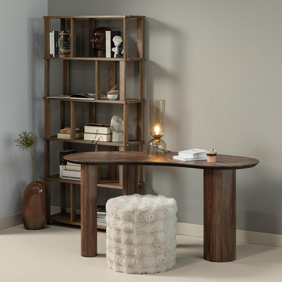 Woood Riss drevená knižnica 5