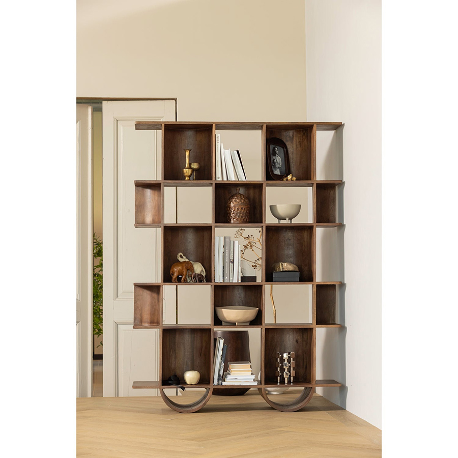 Woood Sinne drevená knižnica 6