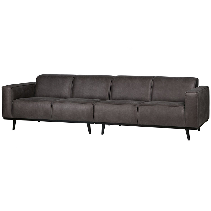 Woood Statement kožená pohovka - Štvorsedačka