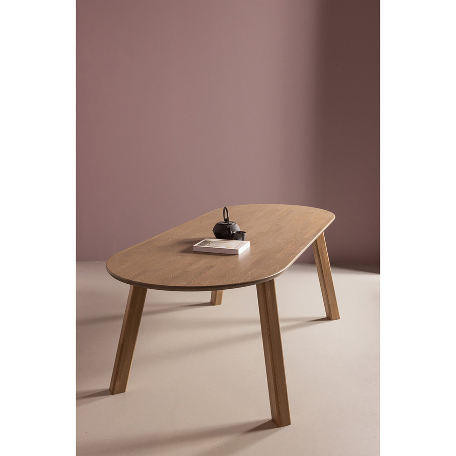 Woood Tablo drevený ovalny stôl 6