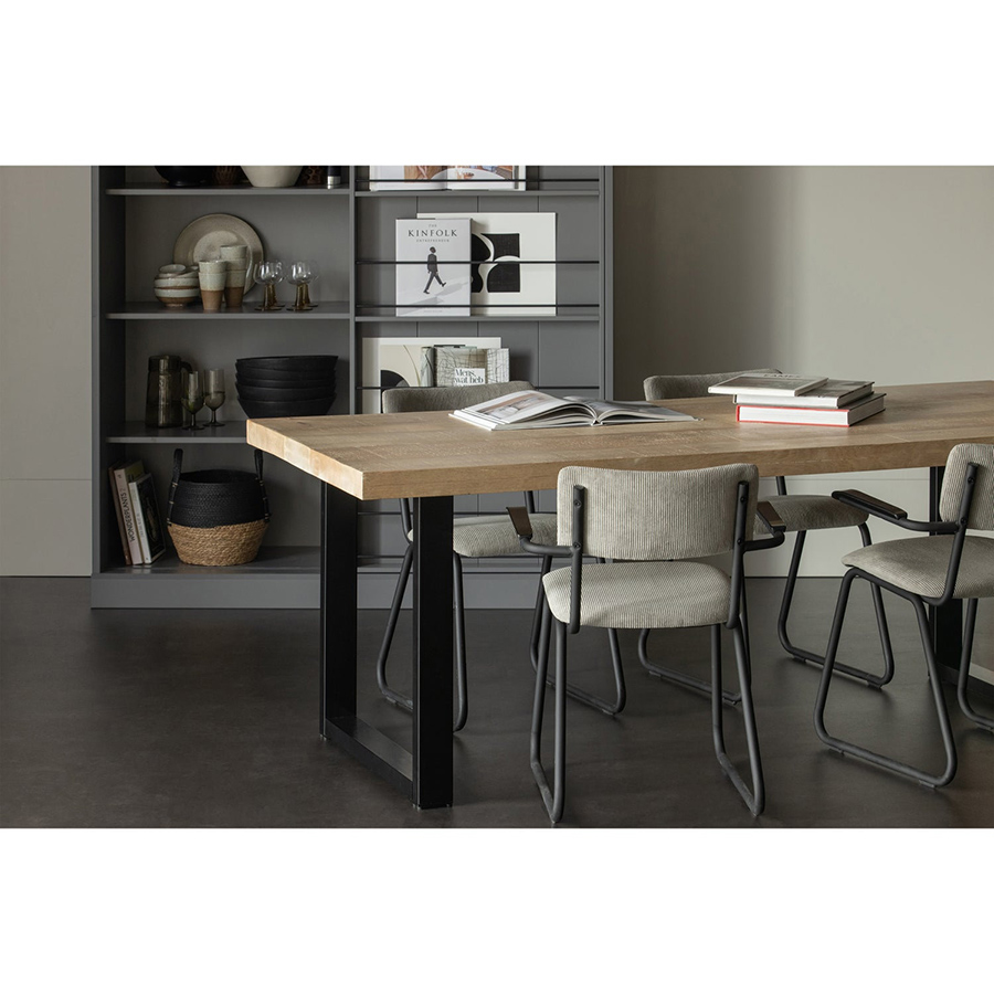 Woood U-leg kovové nohy