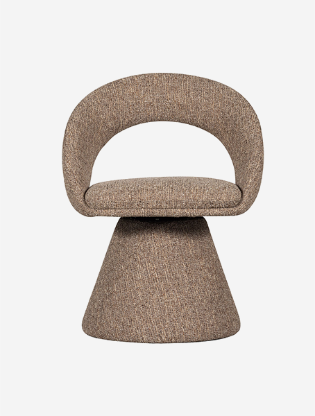 Woood Winter otočná čalúnená stolička