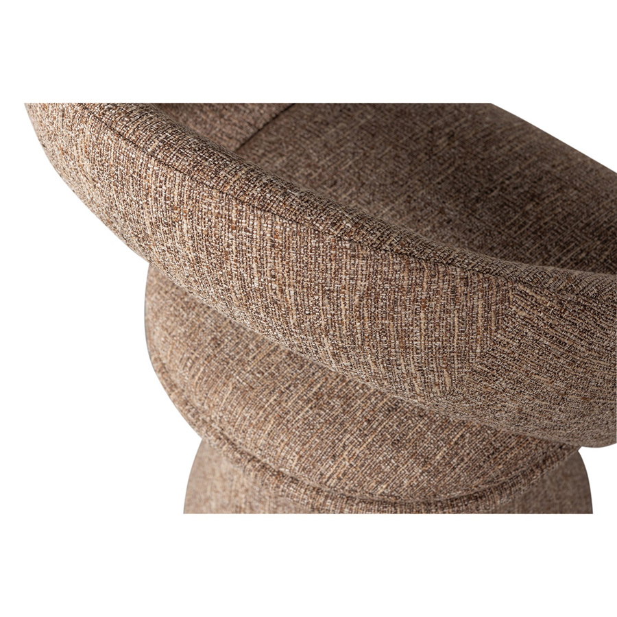 Woood Winter otočná čalúnená stolička 3