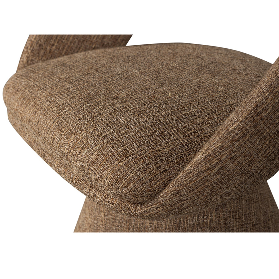 Woood Winter otočná čalúnená stolička 6