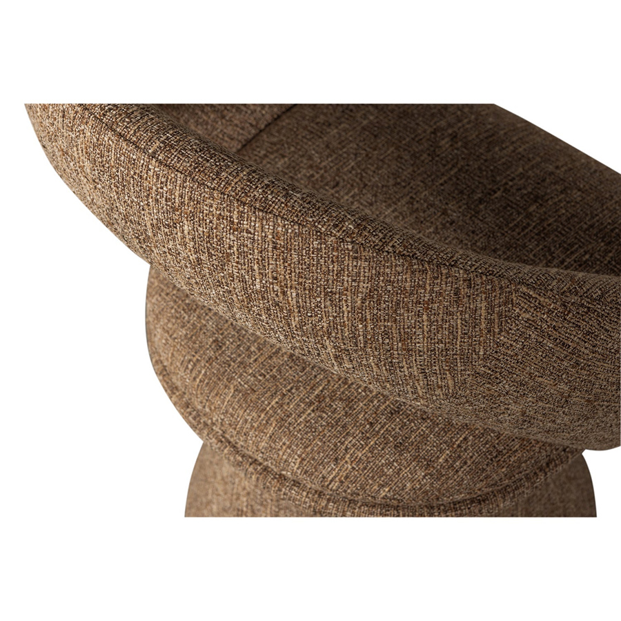 Woood Winter otočná čalúnená stolička 7