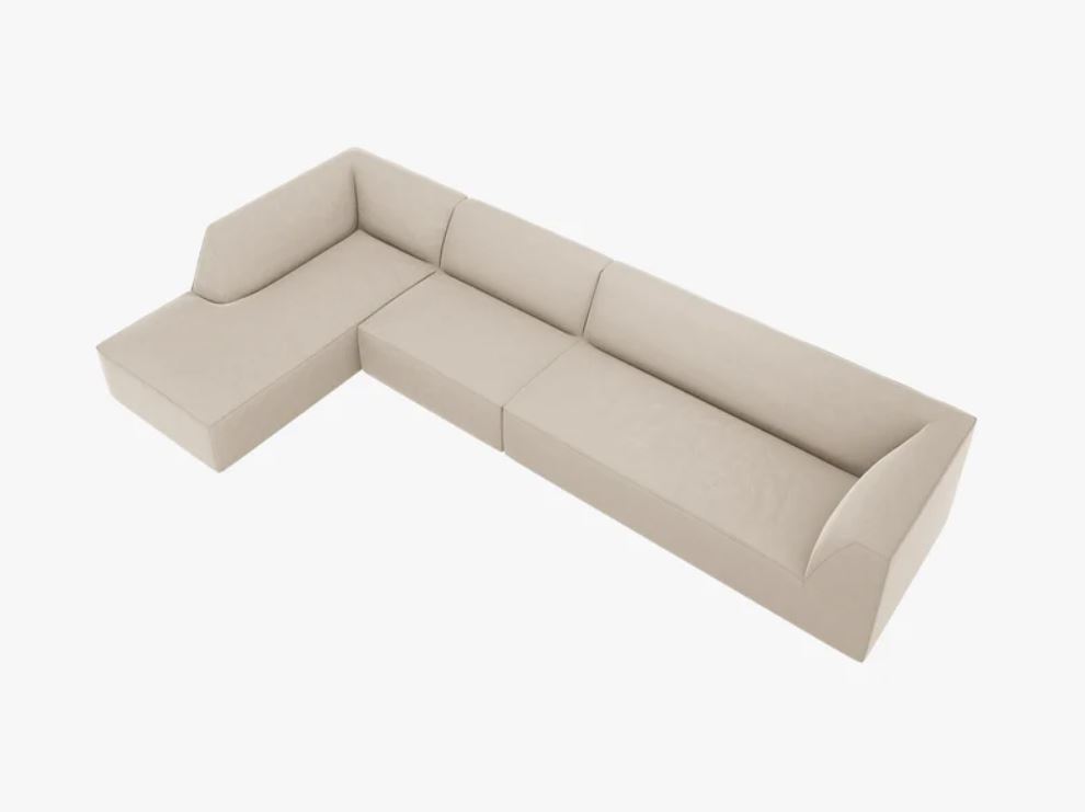 Micadoni Ruby veľká zamatová sedačka 7