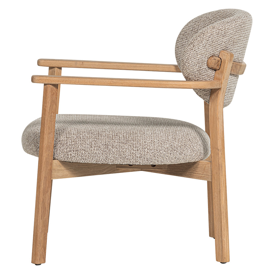 Woood Udar čalúnené drevené kreslo 2