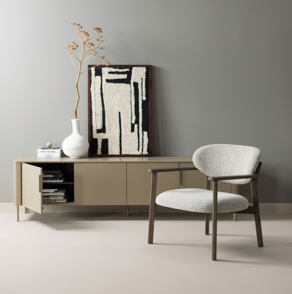 Woood Udar čalúnené drevené kreslo 2