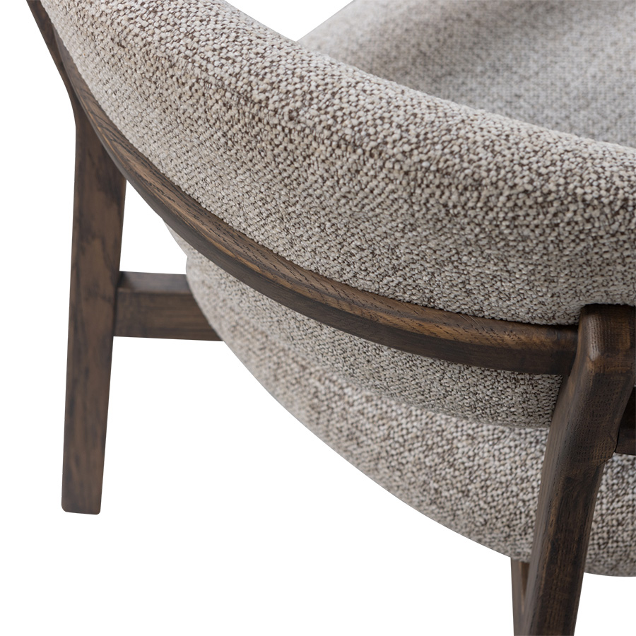 Woood Udar čalúnené drevené kreslo 2