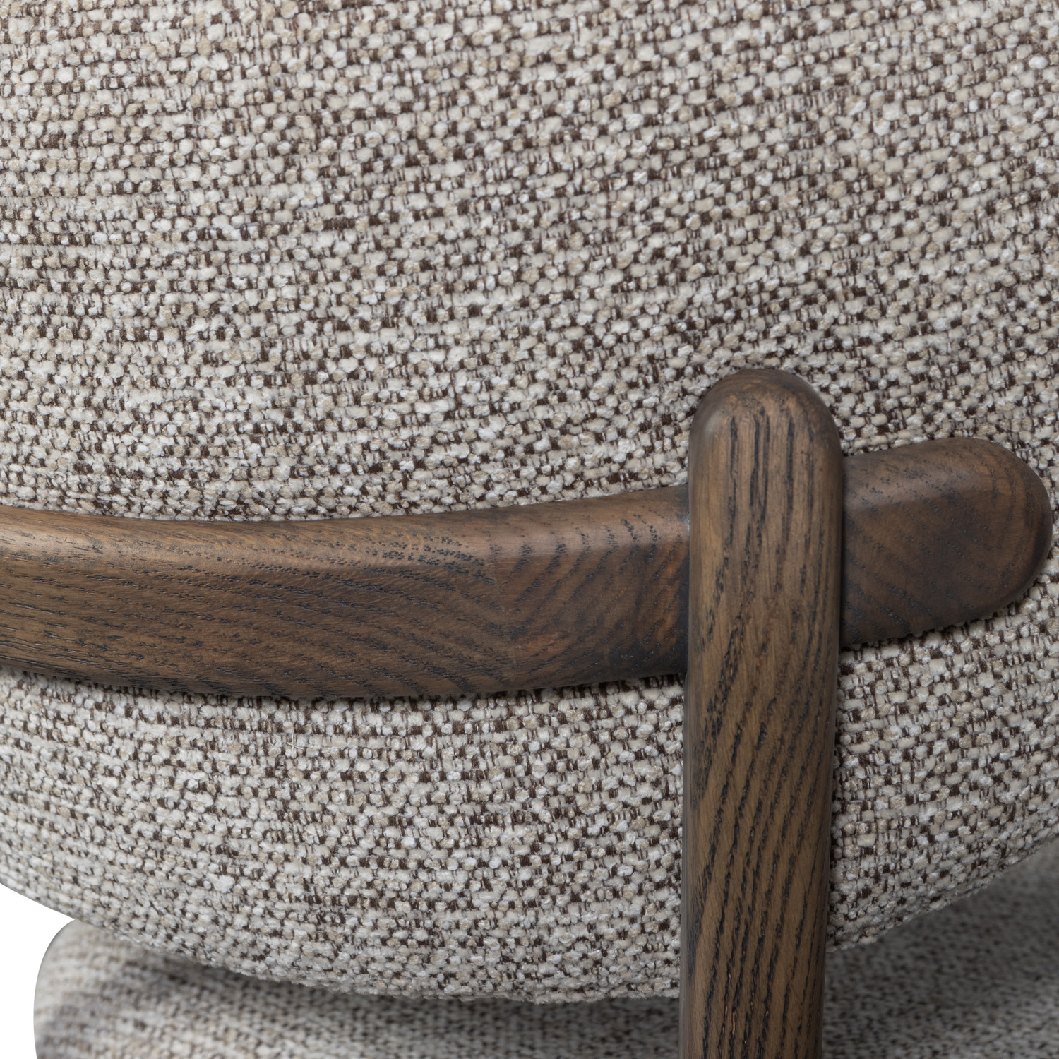 Woood Udar čalúnené drevené kreslo 3