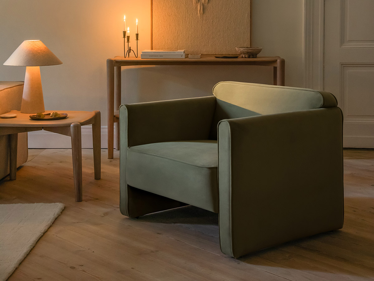 Micadoni Abby čalúnené zamatové kreslo 7