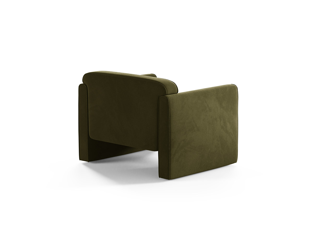 Micadoni Abby čalúnené zamatové kreslo 8